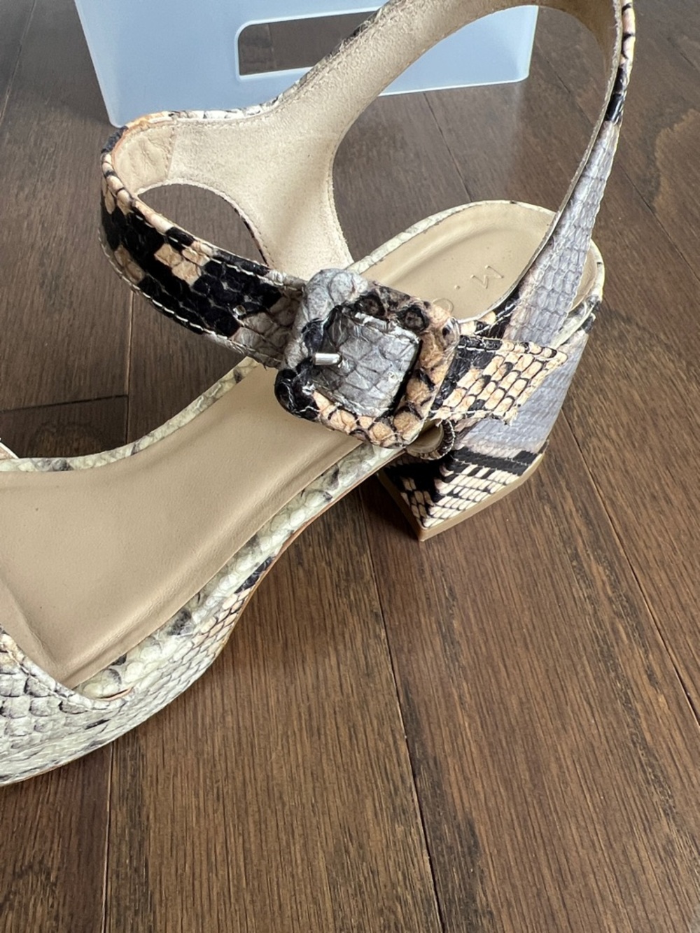 M. Gemi Lizza Nuova Platform Python Print Sandals - Picture 7 of 12
